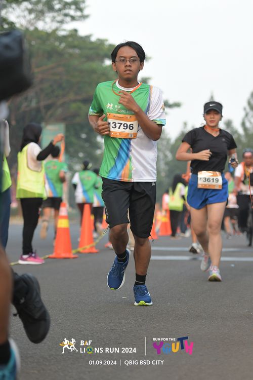 Race photo from BAF LIONS RUN 2024
