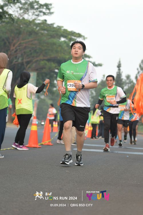 Race photo from BAF LIONS RUN 2024