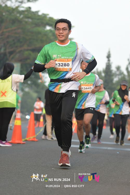 Race photo from BAF LIONS RUN 2024