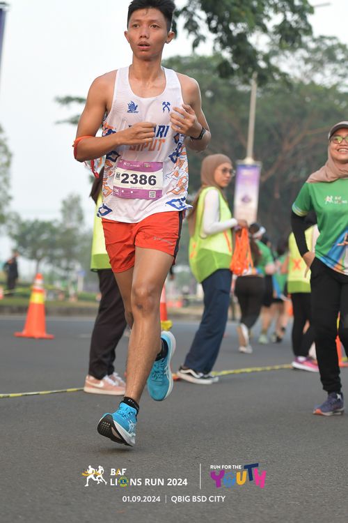 Race photo from BAF LIONS RUN 2024