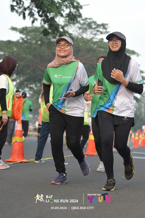 Race photo from BAF LIONS RUN 2024
