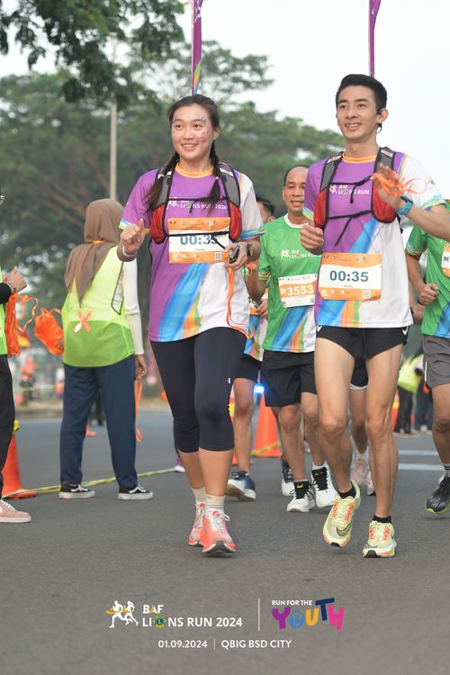 Race photo from BAF LIONS RUN 2024