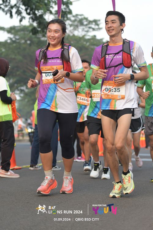 Race photo from BAF LIONS RUN 2024