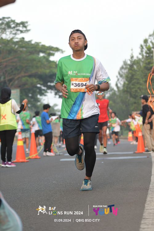 Race photo from BAF LIONS RUN 2024