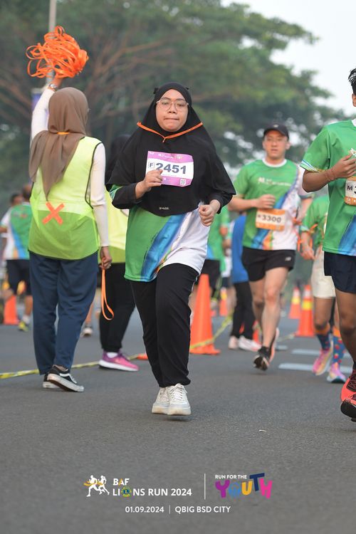 Race photo from BAF LIONS RUN 2024