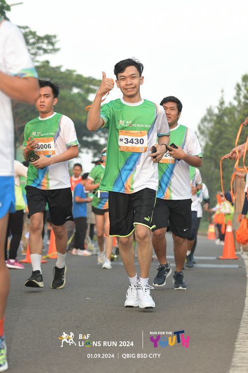 Race photo from BAF LIONS RUN 2024