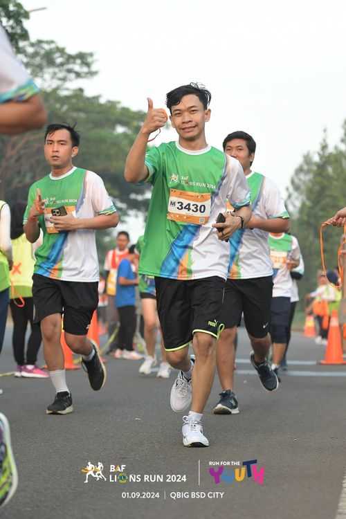 Race photo from BAF LIONS RUN 2024
