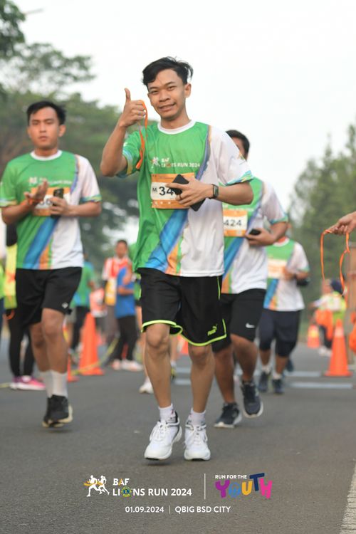 Race photo from BAF LIONS RUN 2024