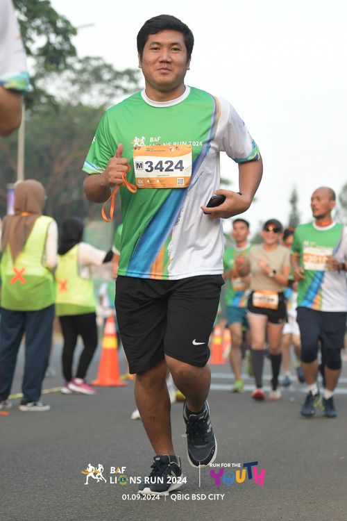 Race photo from BAF LIONS RUN 2024
