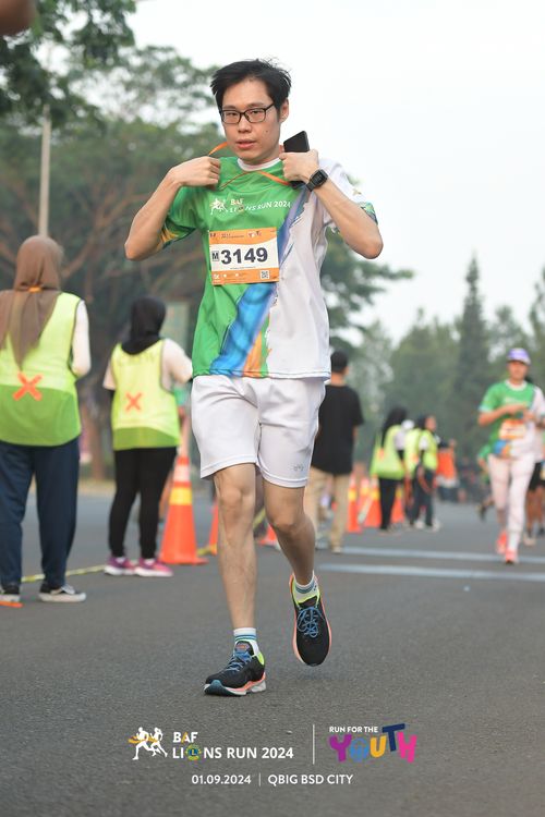 Race photo from BAF LIONS RUN 2024