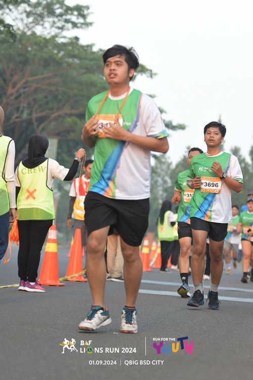Race photo from BAF LIONS RUN 2024