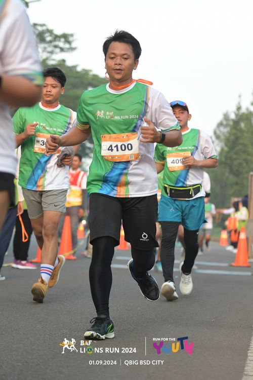 Race photo from BAF LIONS RUN 2024