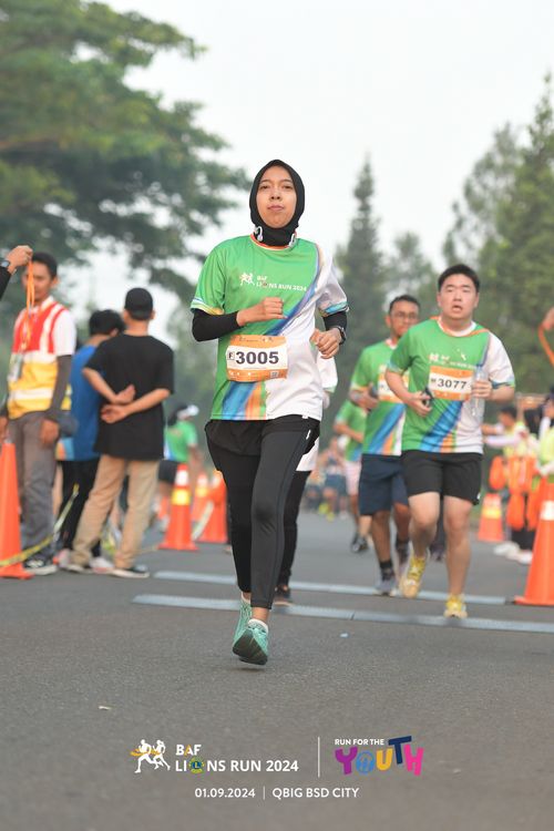 Race photo from BAF LIONS RUN 2024
