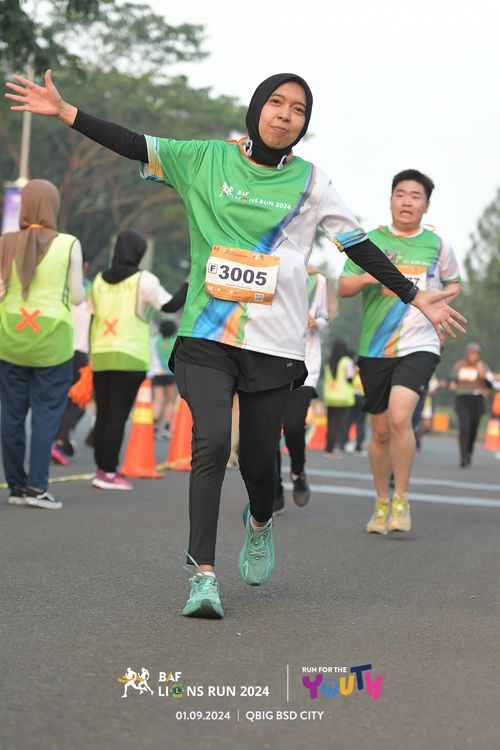 Race photo from BAF LIONS RUN 2024