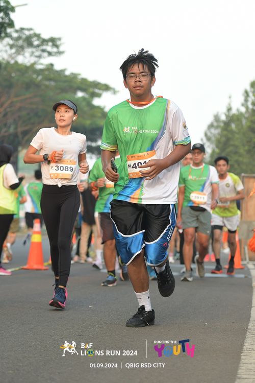 Race photo from BAF LIONS RUN 2024