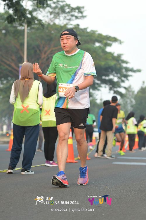Race photo from BAF LIONS RUN 2024