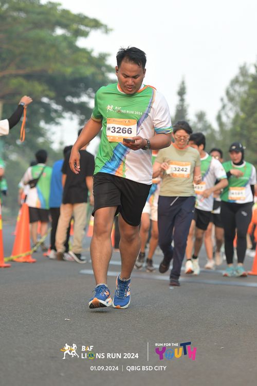 Race photo from BAF LIONS RUN 2024