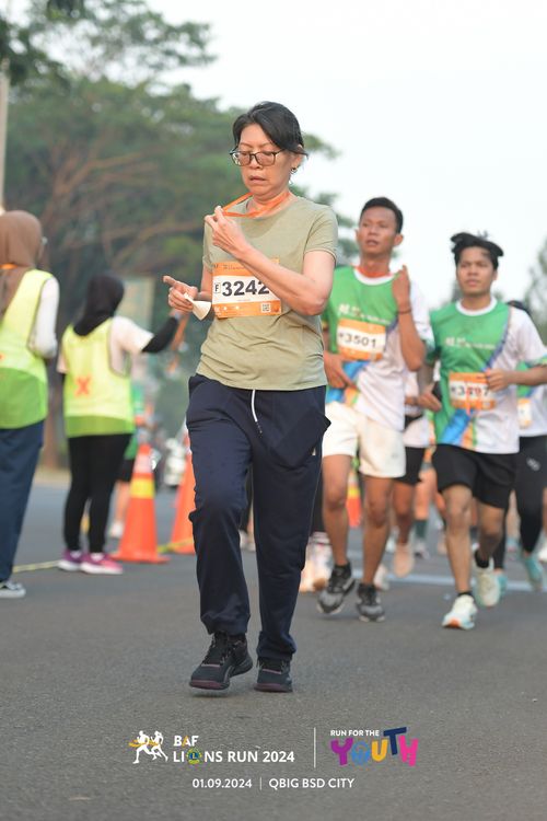 Race photo from BAF LIONS RUN 2024