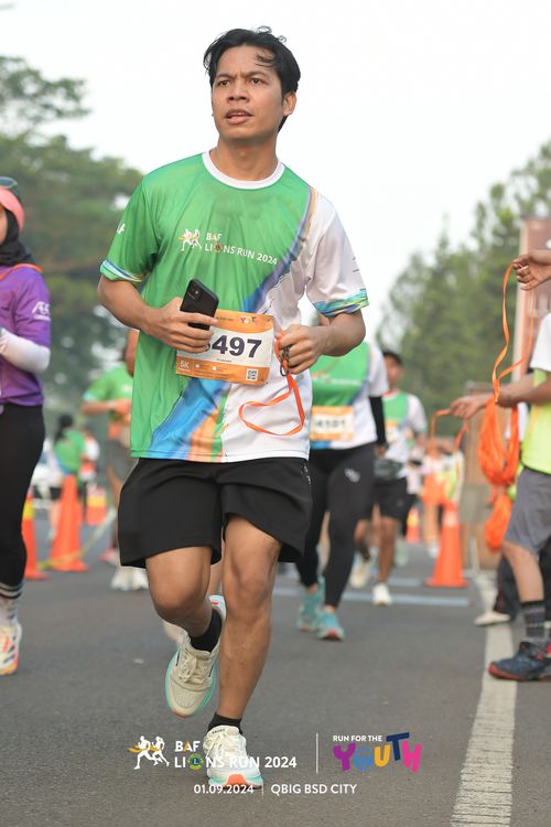 Race photo from BAF LIONS RUN 2024
