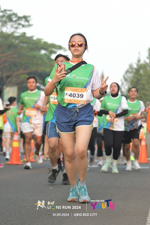 Race photo from BAF LIONS RUN 2024