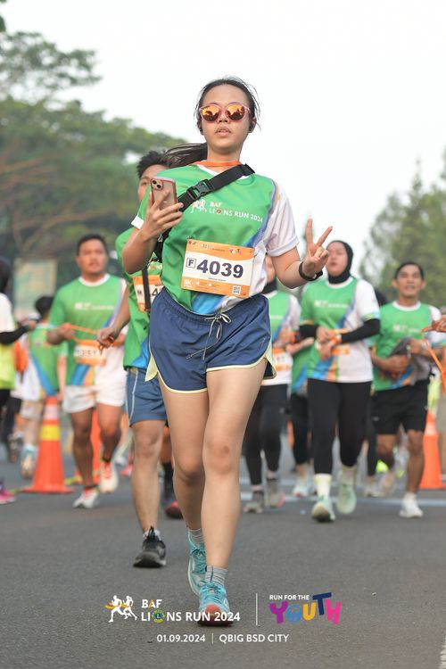 Race photo from BAF LIONS RUN 2024