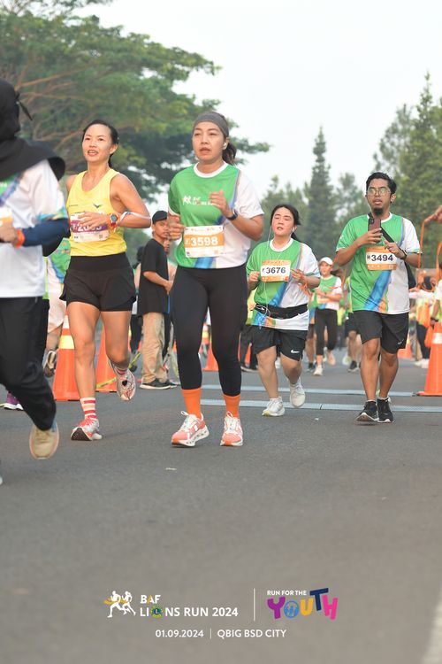 Race photo from BAF LIONS RUN 2024