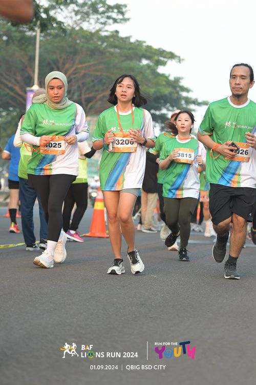 Race photo from BAF LIONS RUN 2024