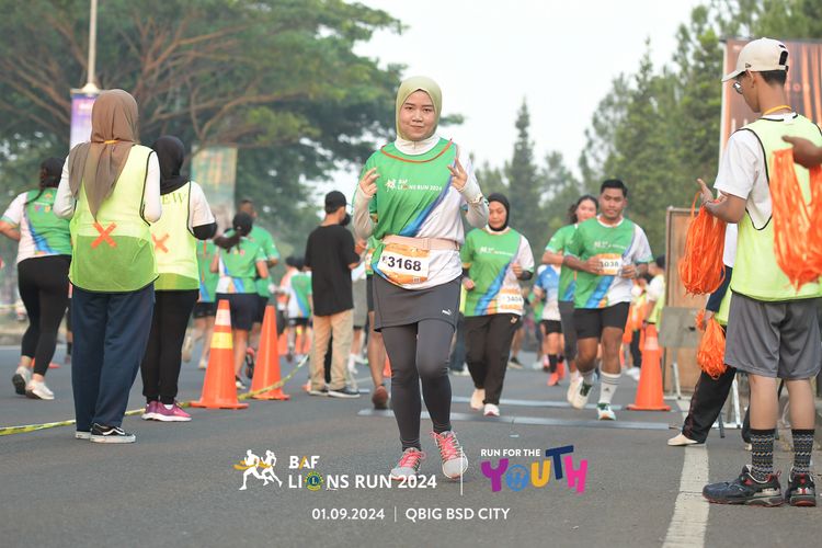 Race photo from BAF LIONS RUN 2024