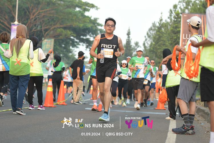 Race photo from BAF LIONS RUN 2024