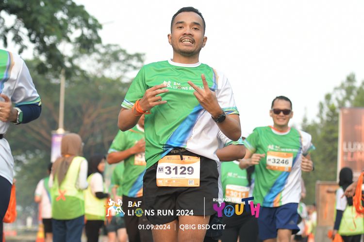 Race photo from BAF LIONS RUN 2024