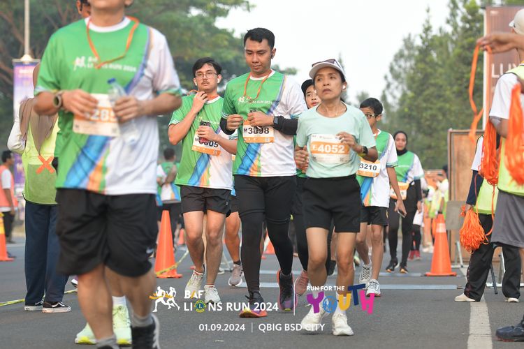 Race photo from BAF LIONS RUN 2024