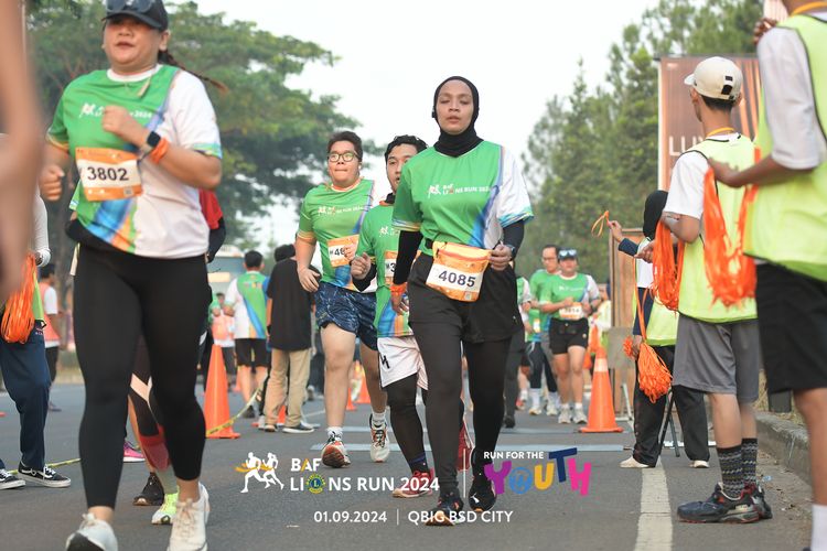 Race photo from BAF LIONS RUN 2024