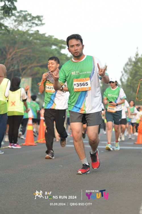 Race photo from BAF LIONS RUN 2024