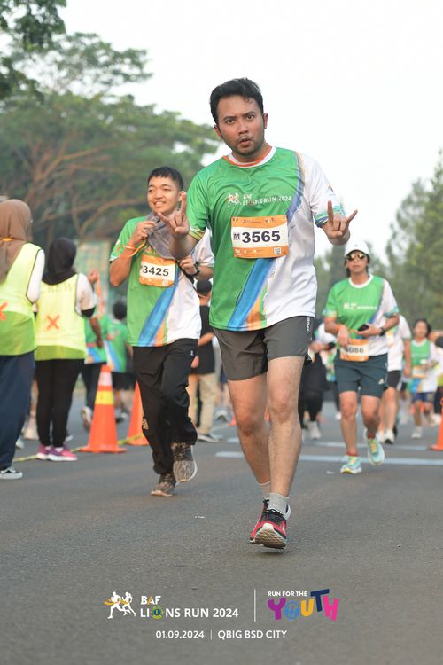 Race photo from BAF LIONS RUN 2024