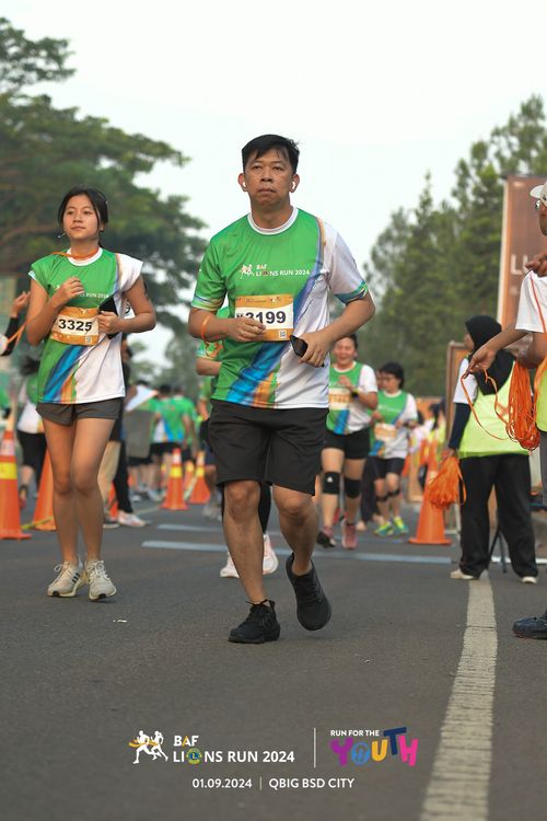 Race photo from BAF LIONS RUN 2024