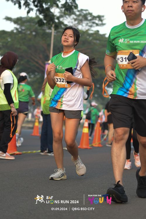 Race photo from BAF LIONS RUN 2024