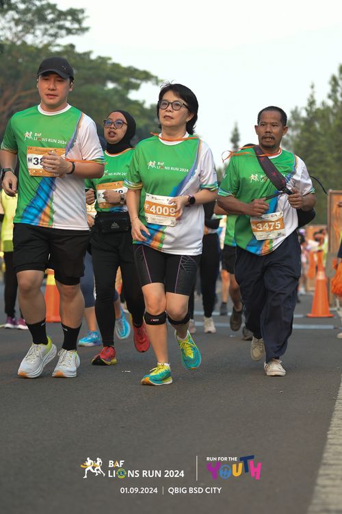Race photo from BAF LIONS RUN 2024