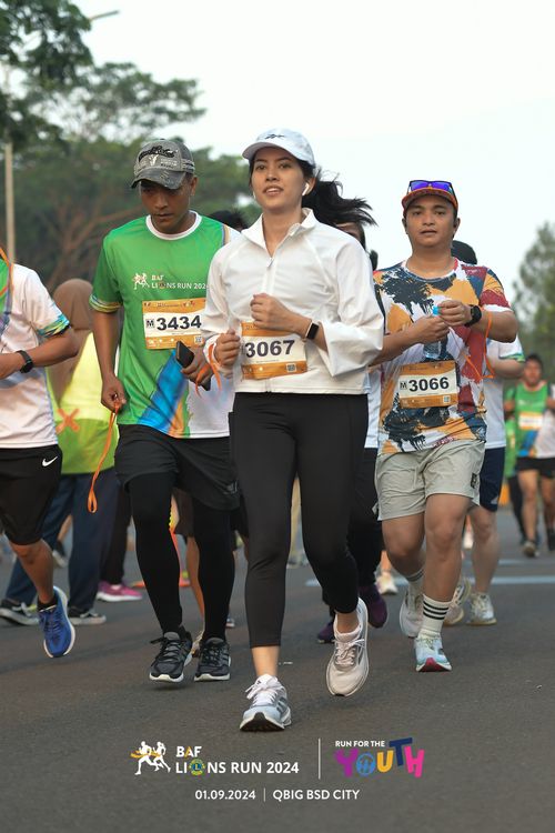 Race photo from BAF LIONS RUN 2024