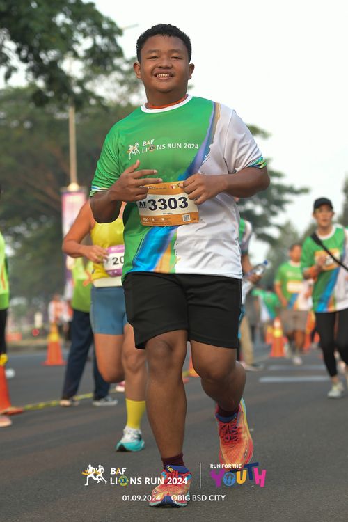 Race photo from BAF LIONS RUN 2024