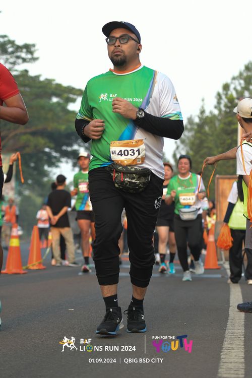 Race photo from BAF LIONS RUN 2024