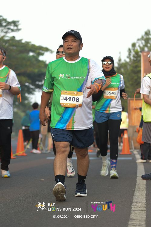 Race photo from BAF LIONS RUN 2024