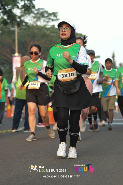 Race photo from BAF LIONS RUN 2024