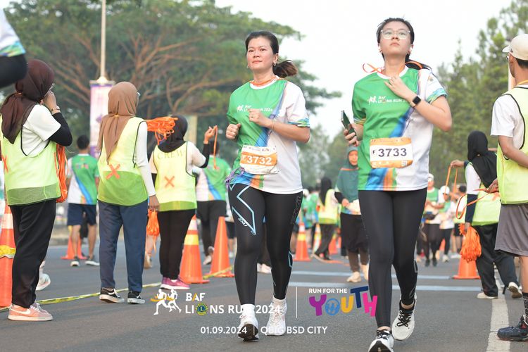 Race photo from BAF LIONS RUN 2024