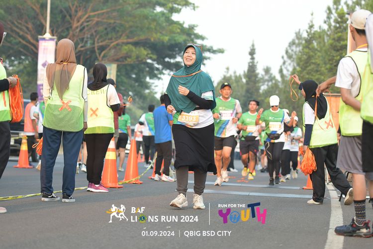 Race photo from BAF LIONS RUN 2024