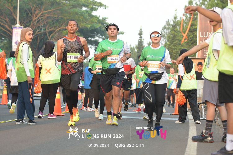 Race photo from BAF LIONS RUN 2024