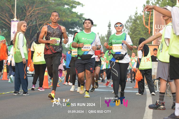 Race photo from BAF LIONS RUN 2024