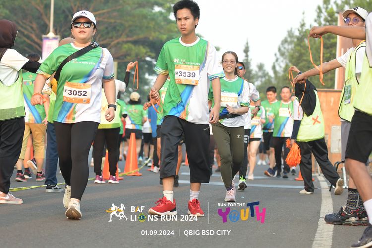 Race photo from BAF LIONS RUN 2024