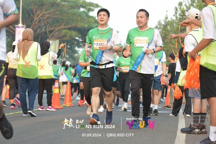Race photo from BAF LIONS RUN 2024