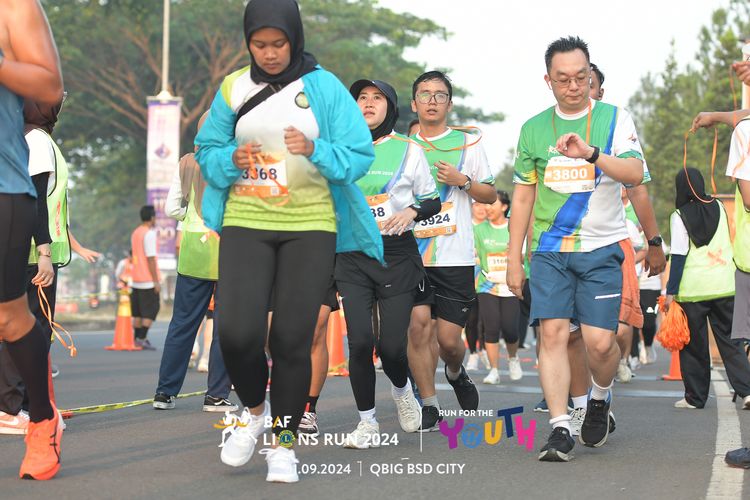 Race photo from BAF LIONS RUN 2024