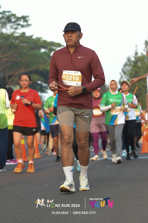 Race photo from BAF LIONS RUN 2024